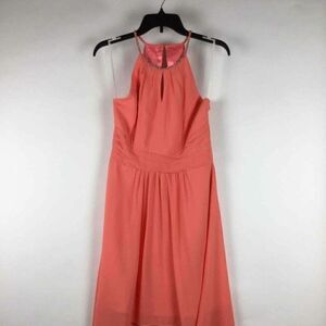 Minuet Coral‎ Halter High Low Dress Size M
